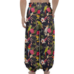Parrot Toucan Tropical Pattern Print Lantern Pants