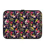 Parrot Toucan Tropical Pattern Print Laptop Sleeve