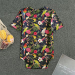 Parrot Toucan Tropical Pattern Print Men's Bodysuit