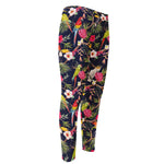 Parrot Toucan Tropical Pattern Print Men's Compression Pants