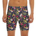 Parrot Toucan Tropical Pattern Print Men's Long Boxer Briefs