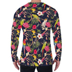 Parrot Toucan Tropical Pattern Print Men's Long Sleeve T-Shirt