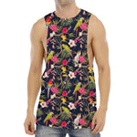 Parrot Toucan Tropical Pattern Print Men's Muscle Tank Top