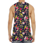 Parrot Toucan Tropical Pattern Print Men's Muscle Tank Top