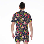 Parrot Toucan Tropical Pattern Print Men's Rompers