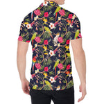 Parrot Toucan Tropical Pattern Print Men's Shirt