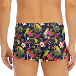 Parrot Toucan Tropical Pattern Print Men's Short Boxer Briefs