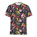 Parrot Toucan Tropical Pattern Print Men's Athletic T-Shirt