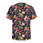 Parrot Toucan Tropical Pattern Print Men's Sports T-Shirt