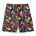Parrot Toucan Tropical Pattern Print Men's Swim Trunks