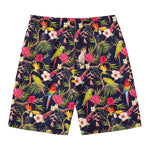 Parrot Toucan Tropical Pattern Print Men's Swim Trunks