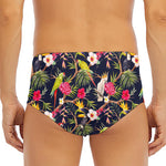 Parrot Toucan Tropical Pattern Print Men's Triangle Swim Briefs