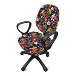 Parrot Toucan Tropical Pattern Print Office Chair Cover