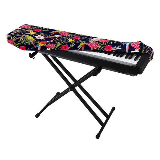 Parrot Toucan Tropical Pattern Print Piano Keyboard Cover