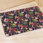 Parrot Toucan Tropical Pattern Print Polyester Doormat