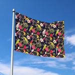 Parrot Toucan Tropical Pattern Print Polyester Flag