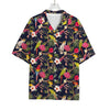 Parrot Toucan Tropical Pattern Print Rayon Hawaiian Shirt