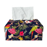 Parrot Toucan Tropical Pattern Print Rectangle Tissue Box Cover