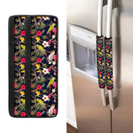Parrot Toucan Tropical Pattern Print Refrigerator Handle Covers