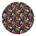 Parrot Toucan Tropical Pattern Print Round Blanket
