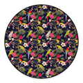 Parrot Toucan Tropical Pattern Print Round Floor Mat