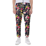 Parrot Toucan Tropical Pattern Print Scuba Joggers