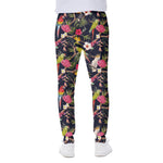 Parrot Toucan Tropical Pattern Print Scuba Joggers