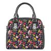 Parrot Toucan Tropical Pattern Print Shoulder Handbag