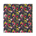 Parrot Toucan Tropical Pattern Print Silk Bandana