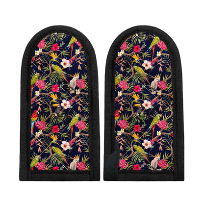 Parrot Toucan Tropical Pattern Print Skillet Handle Cover