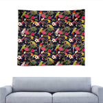 Parrot Toucan Tropical Pattern Print Tapestry