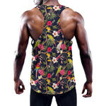Parrot Toucan Tropical Pattern Print Training Tank Top