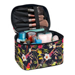 Parrot Toucan Tropical Pattern Print Travel Makeup Bag