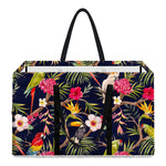 Parrot Toucan Tropical Pattern Print Utility Tote Bag