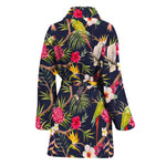 Parrot Toucan Tropical Pattern Print Women's Bathrobe