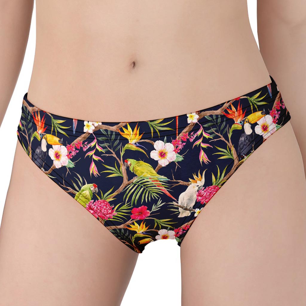 Parrot Toucan Tropical Pattern Print Women's Panties