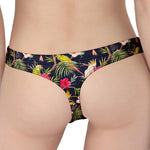 Parrot Toucan Tropical Pattern Print Women's Thong