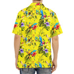 Parrot Tropical Pattern Print Aloha Shirt