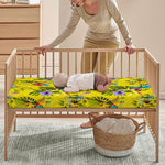 Parrot Tropical Pattern Print Baby Crib Sheet