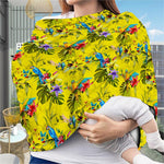Parrot Tropical Pattern Print Baby Seat Cover