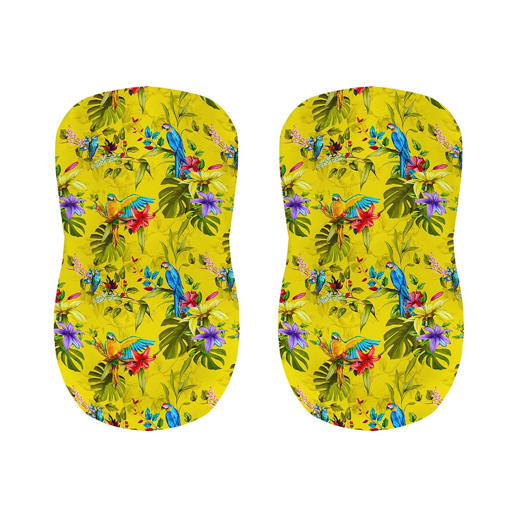 Parrot Tropical Pattern Print Bar Stool Covers