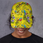 Parrot Tropical Pattern Print Baseball Cap