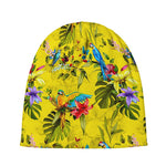 Parrot Tropical Pattern Print Beanie