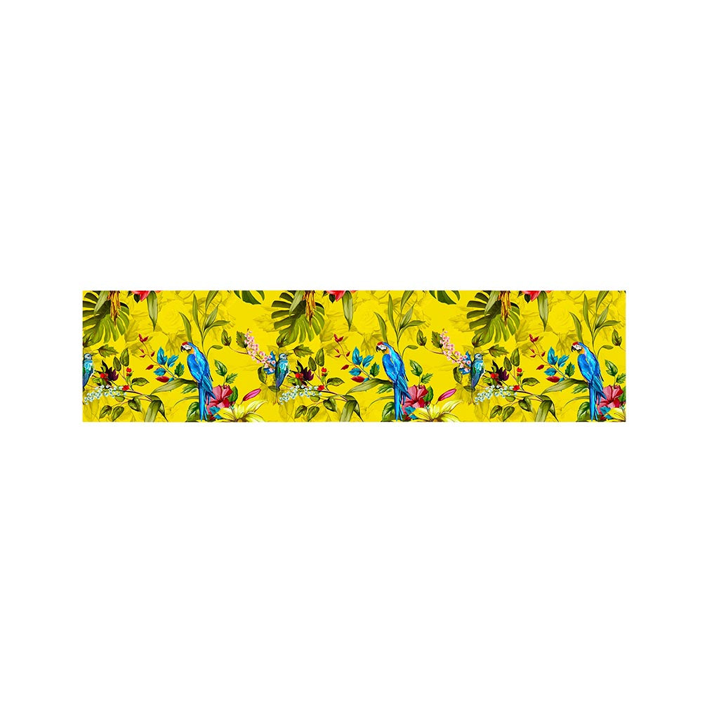 Parrot Tropical Pattern Print Bed Runner