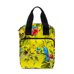 Parrot Tropical Pattern Print Bible Tote Bag