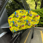 Parrot Tropical Pattern Print Car Side Mirror Covers