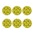 Parrot Tropical Pattern Print Coaster Set