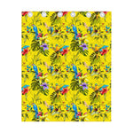 Parrot Tropical Pattern Print Curtain