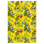 Parrot Tropical Pattern Print Curtain