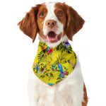 Parrot Tropical Pattern Print Dog Bandana